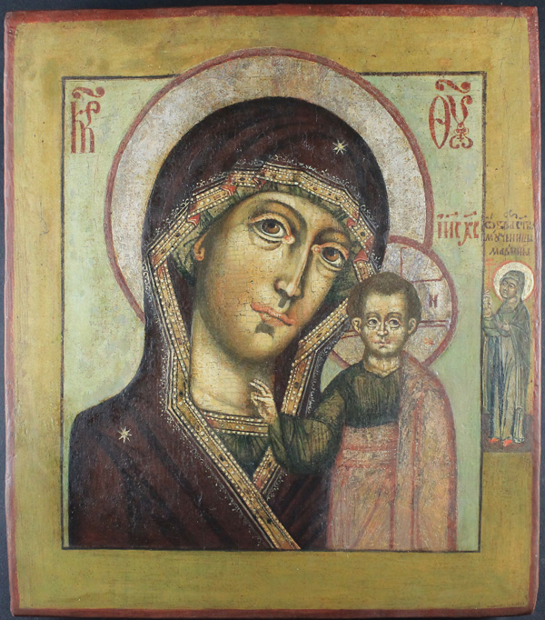 Икона «Богоматерь  Казанская с приписной святой Мариной»