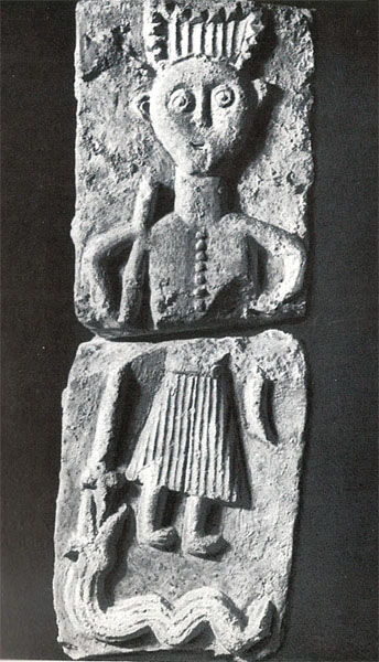 Резной камень из кладки Спасского собора Спасо-Андроникова монастыря