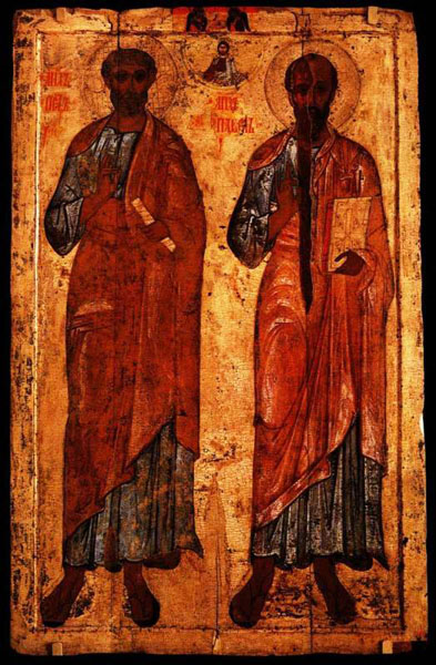 Икона «Петр и Павел». Русский музей