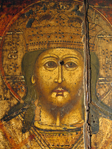 Икона «Великий Архиерей — Царь Царем». Фрагмент