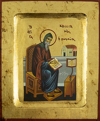 Преподобный Иоанн Кассиан Римлянин. Икона