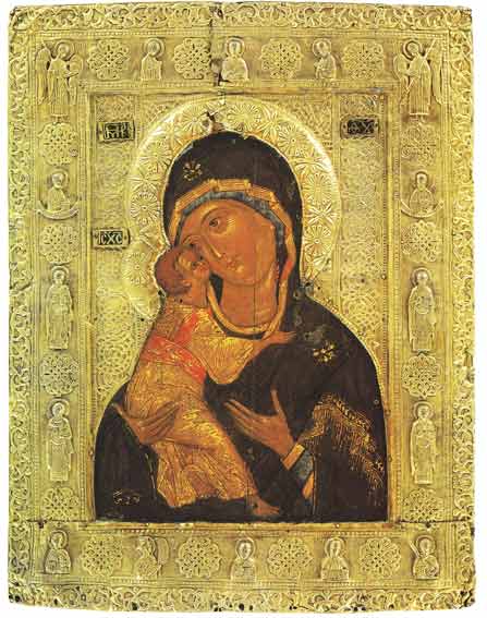 Икона «Богоматерь Владимирская» из собрания Сергиево-Посадского музея