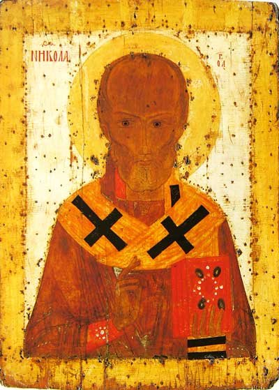 Икона «Никола Мирликийский» из собрания Сергиево-Посадского музея